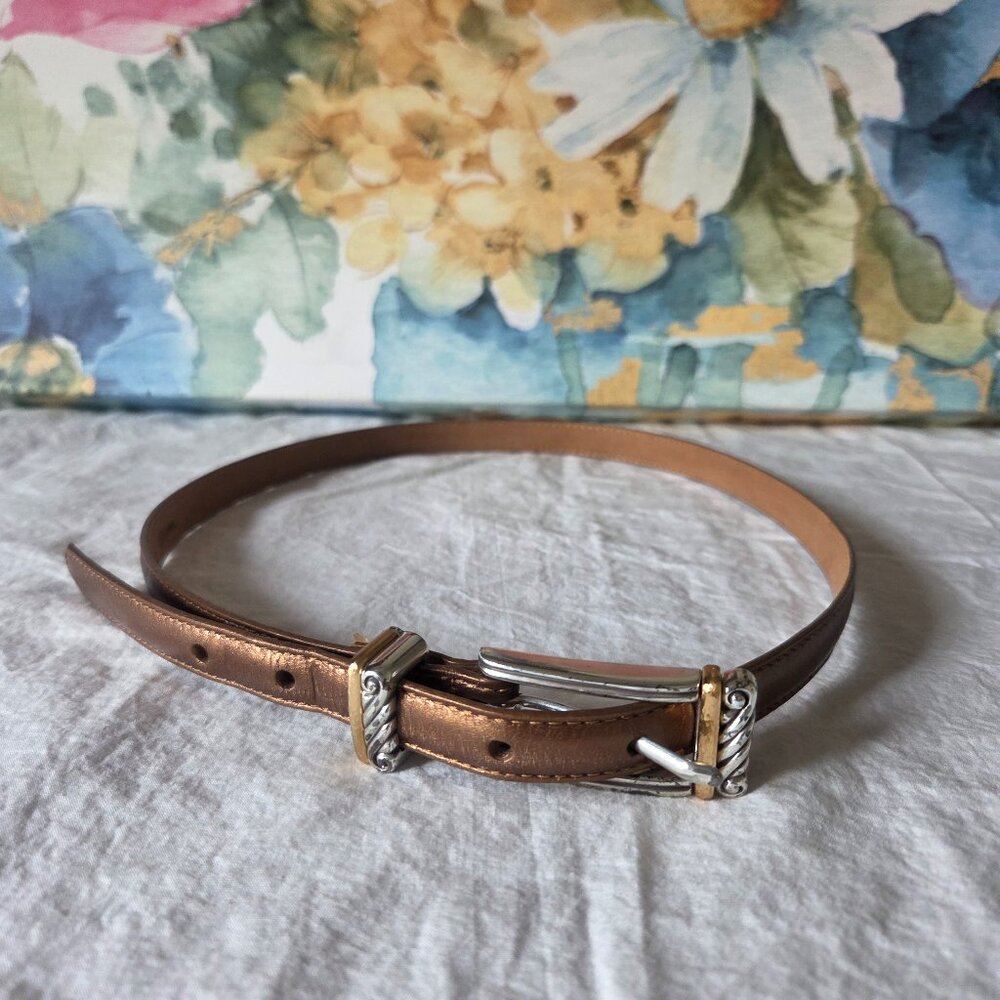 Brighton bronze leather belt M 32 B 10665